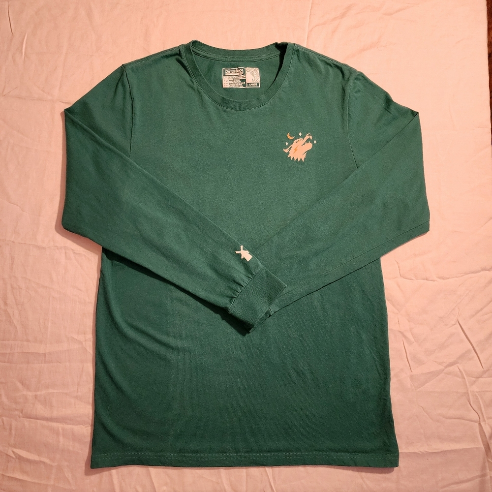 Dutch Bros teal Killer Coffee long sleeve tshirt